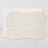 Rustisch Boerderij Barn Blush Roos Floral Modern W Kaart (Achterkant)