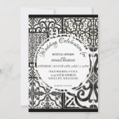 Rustisch Boerderij Barn Modern Tile Black White We Kaart (Voorkant)