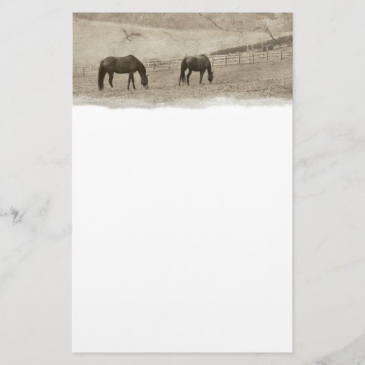 Rustisch Boerderij Briefpapier (Voorkant)