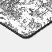 Rustisch Boerderij Frans Toile-Black & White Bureaumat (Hoek)