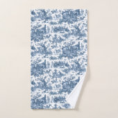  Rustisch Boerderij Frans Toile-Blue en White Bad Handdoek (Handdoek)