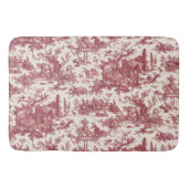 Rustisch Boerderij Frans Toile-Red & Tan Badmat (Voorkant)