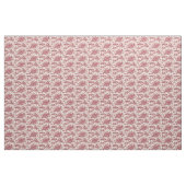 Rustisch Boerderij Frans Toile-Red & Tan Stof (Fat Quarter)