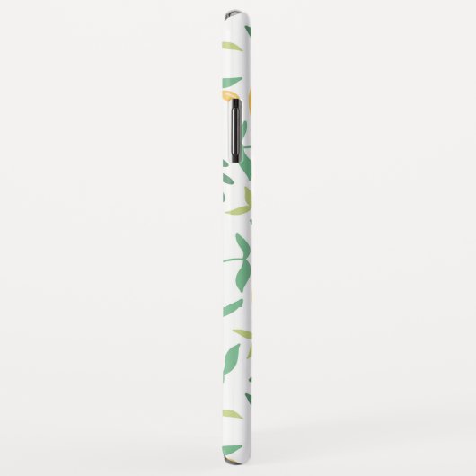 Rustisch Boerderij - Geel lemonpatroon monogram Case-Mate iPhone Case (Achterkant/rechts)