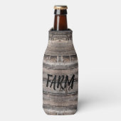 Rustisch BOERDERIJ LIFE in script Flesjeskoeler (Fles Voorkant)