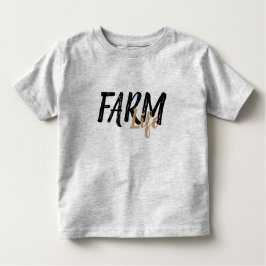 Rustisch BOERDERIJ LIFE in script | Kinder Shirts