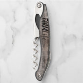 Rustisch BOERDERIJ LIFE in script Kurkentrekker (Voorkant)