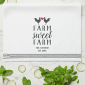 Rustisch Boerderij met persoonlijk Boerderij Theedoek (Gevouwen)