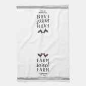 Rustisch Boerderij met persoonlijk Boerderij Theedoek (Verticaal)