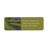 Rustisch Boerderij Mormon Row Barns Etiket (Voorkant)