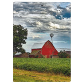 Rustisch  Boerderij Teelt Sojabonen Klembord (Achterkant)