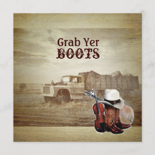 Rustisch Boerderij Truck Western Land Weddenschap Kaart