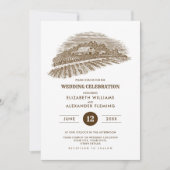 Rustisch | BOERDERIJ | Uitnodigingen tot weduwscha (Voorkant)