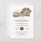 Rustisch | BOERDERIJ | Uitnodigingen tot weduwscha (Voorkant)