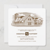 Rustisch | BOERDERIJ | Uitnodigingen tot weduwscha (Voorkant)