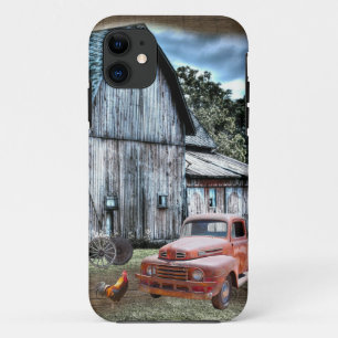 Rustisch Boerderij van Barn Truck Wagon Rooster Bo Case-Mate iPhone Case