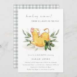 Rustisch Boerderij van de Heilige Koe Vloeibaar Ba Bedankkaart