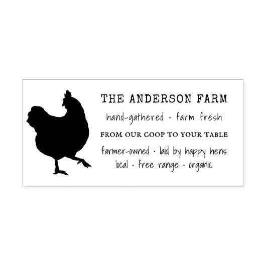  Rustisch Boerderij van de kippenfamilie - Eierkar Rubberstempel (Afrduk)