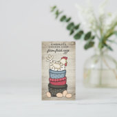 Rustisch Boerderij van verse eieren Visitekaartje (Staand voorkant)