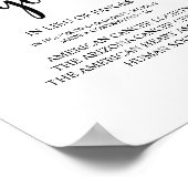 Rustisch Boerderij, zwart, weddenschap, bijdrage Poster (Hoek)