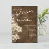 Rustisch Bohemen Blossom-Vrijgezellenfeest Kaart (Staand voorkant)