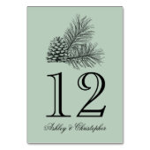 Rustisch bonnetnummer kaart (Voorkant)