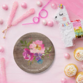 Rustisch Bord met houten lentevloeren (Feest)