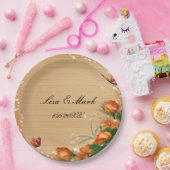 Rustisch Bord voor houten vlinderbloemetjes (Feest)