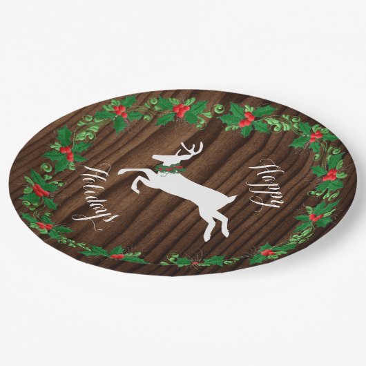 Rustisch Bord voor houtslankfeestdagen (Gekanteld)