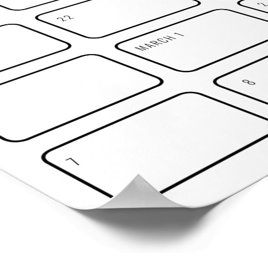 Rustisch bos | Baby shower Birthday Guessing Game Poster (Hoek)