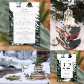 Rustisch bos Tartan Pset Red Black White Kaart