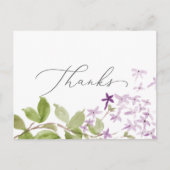 Rustisch Briefkaart van Lila Bedankt (Voorkant)