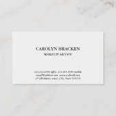 Rustisch bruin Kraft Paper Faux Gold Foil Butterfl Visitekaartje (Achterkant)