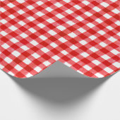 Rustisch bufferpapier voor rode en witte overvulli cadeaupapier (Hoek)