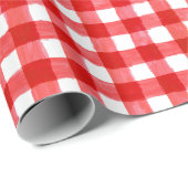 Rustisch bufferpapier voor rode en witte overvulli cadeaupapier (Rol Hoek)