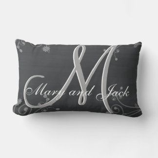 Rustisch Chalkboard 3d Monogram Kussen