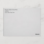 Rustisch  Chalkboard, aangepast Briefkaart (Achterkant)