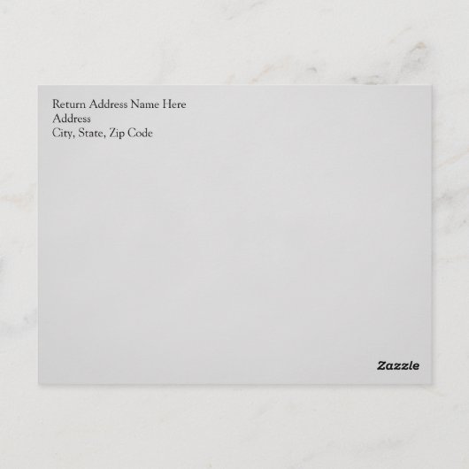 Rustisch  Chalkboard, aangepast Briefkaart (Achterkant)