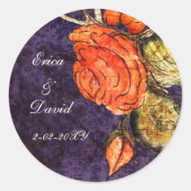 Rustisch Chinees Paars  Roos bruiloft