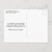 Rustisch Christelijke Afstuderen Proverbs 3 Briefkaart (Achterkant)