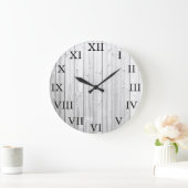 Rustisch drift wood Roman getallen Grote Klok (Huis)