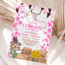 Rustisch een klein gezellig baby shower voor weste kaart