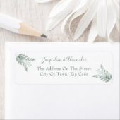 Rustisch Eucalyptus Calligrafie Weddenschap Label (Insitu)