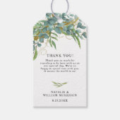 Rustisch Eucalyptus & Laurel Gift Label Cadeaulabel (Voorkant)
