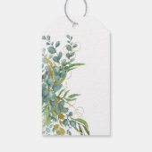 Rustisch Eucalyptus & Laurel Gift Label Cadeaulabel (Achterkant)