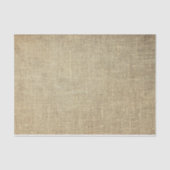 Rustisch Faux Burlap-papier Tissuepapier (Voorkant)