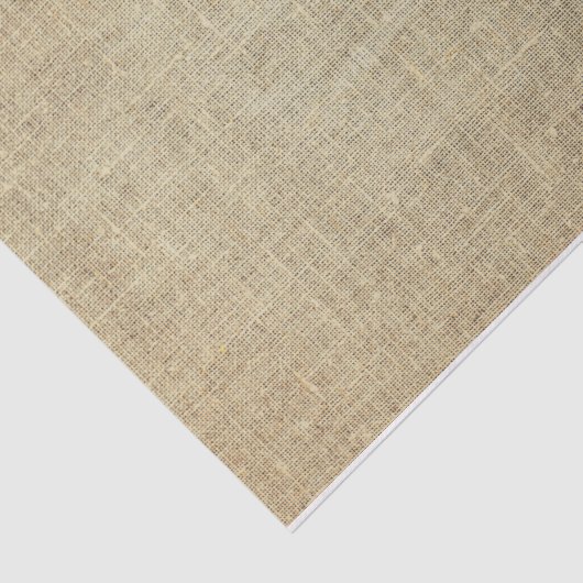 Rustisch Faux Burlap-papier Tissuepapier (Detail)