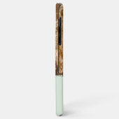 Rustisch faux-hout: naam bruin en groen Case-Mate iPhone case (Achterkant/links)