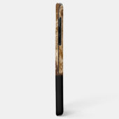 Rustisch faux-hout: naam bruin zwart Case-Mate iPhone case (Achterkant/links)