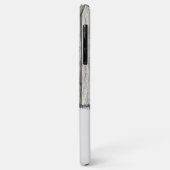 Rustisch faux-hout, naam grijs Case-Mate iPhone case (Achterkant/links)